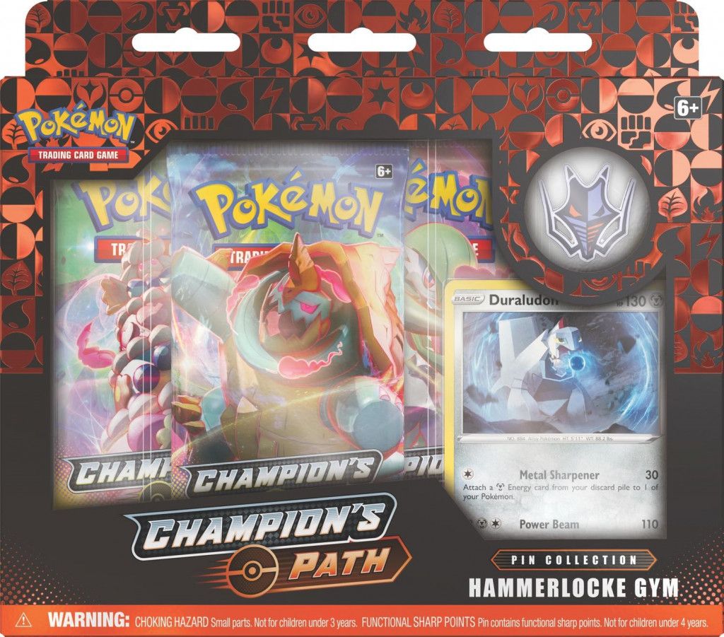 Pokemon Box Pin Collection Champions Path Hammerlocke Gym Geekbutiken