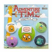 Adventure Time Badges 5-pack