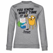 It's Adventure Time Girly Sweatshirt, Sweatshirt