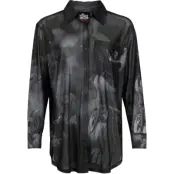Killstar - Gothic Longsleeve - Killstar - Adventure Time Shirt - XS 4XL - för Dam - svart/grå