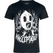 Killstar - Gothic T-shirt - Adventure Time - Unacceptable T-Shirt - XS 4XL - för Herr - svart