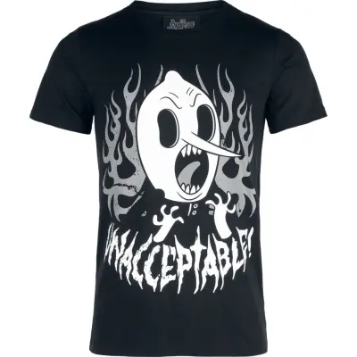 Killstar - Gothic T-shirt - Adventure Time - Unacceptable T-Shirt - M 4XL - för Herr - svart