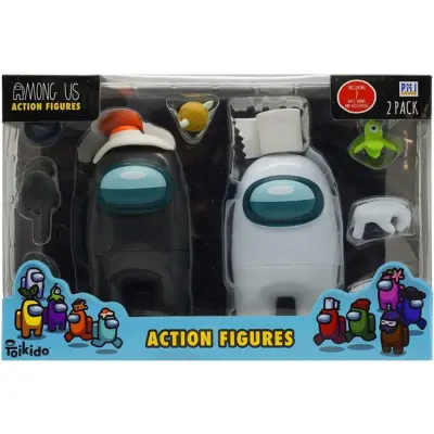 Among Us Action Figure 11,5 cm Black&White : Model - Black&White - Among Us -  Leksaksaffären