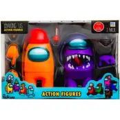 Among Us Action Figure 11,5 cm Black&White : Model - Orange&Purple - Among Us -  Leksaksaffären