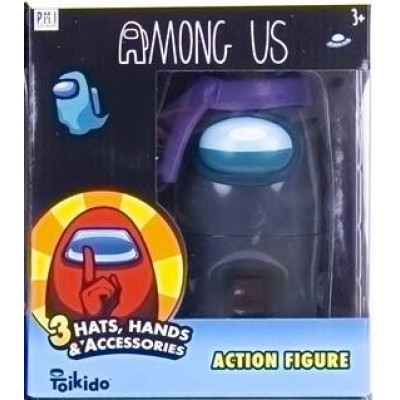 Among Us Actionfigur 11,5 cm (välj mellan olika varianter) : Färg - Svart