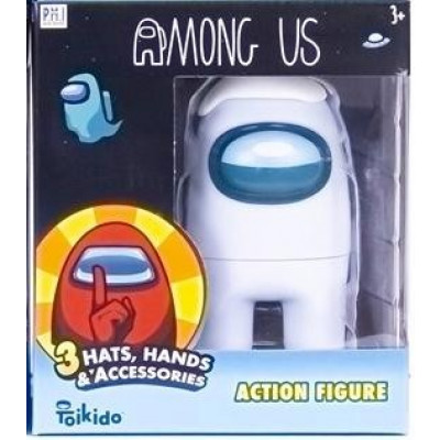 Among Us Actionfigur 11,5 cm (välj mellan olika varianter) : Färg - Vit