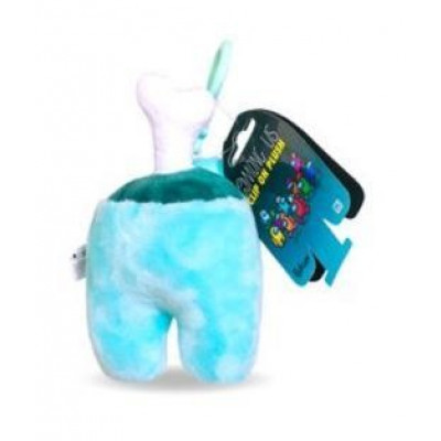 Among Us Clip on Mjukdjur 13cm (Välj mellan olika färger) : Model - Cyan Body