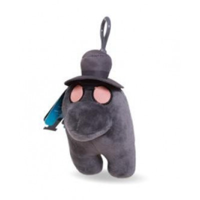 Among Us Clip on Mjukdjur 13cm (Välj mellan olika färger) : Model - Svart