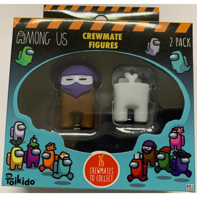 Among Us Crewmate Figur 2-pack Brown & White