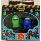 Among Us Crewmate Figur 2-pack Green & Blue