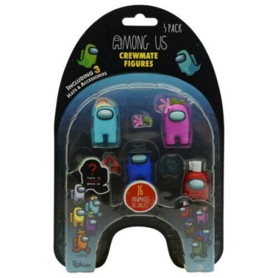 Among Us Crewmate Figur 5-pack Blue