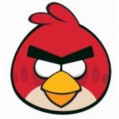 Angry birds Mask - Partymask - 6 st
