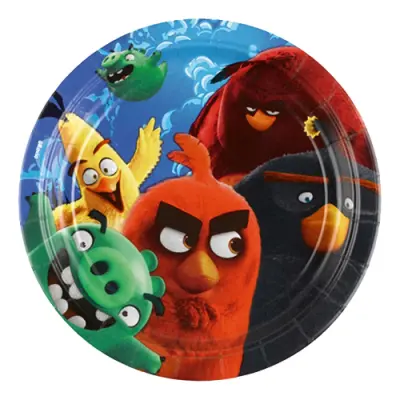 Pappersassietter Angry Birds Movie - 8-pack