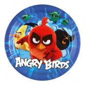 Papperstallrikar Angry Birds Movie - 8-pack