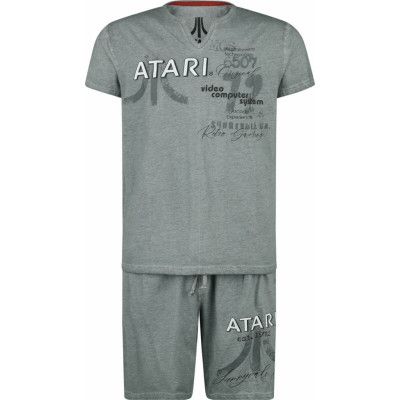 Atari - gaming Pyjamas - Stats - M 3XL - för Herr - grå