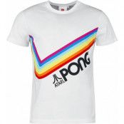 Atari - gaming T-shirt - Pong - Pride Rainbow - S 3XL - för Herr - vit