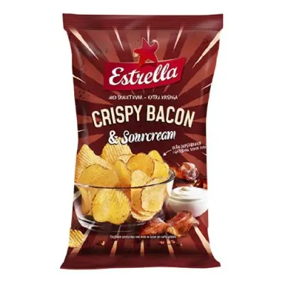 Estrella Crispy Bacon & Sourcream Chips