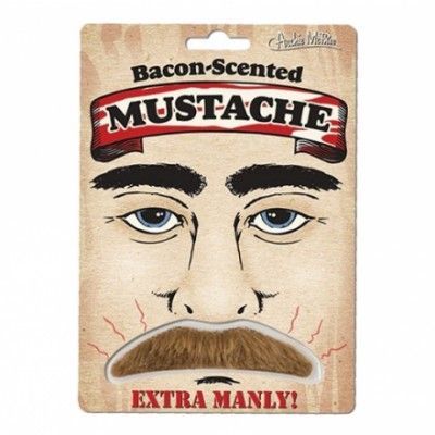 Mustasch med Baconlukt