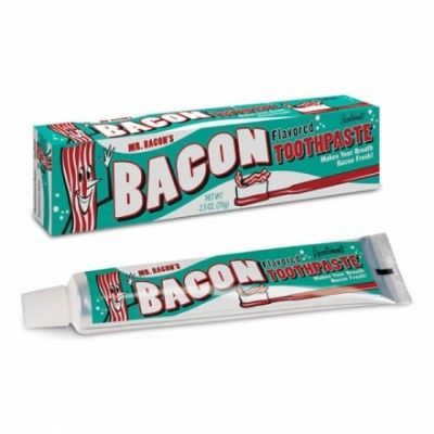Tandkräm med Baconsmak