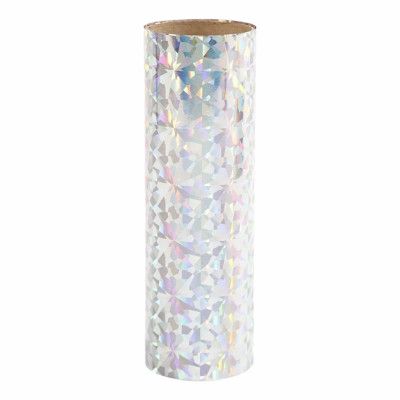 Dekorationsfolie - Silver Holografisk