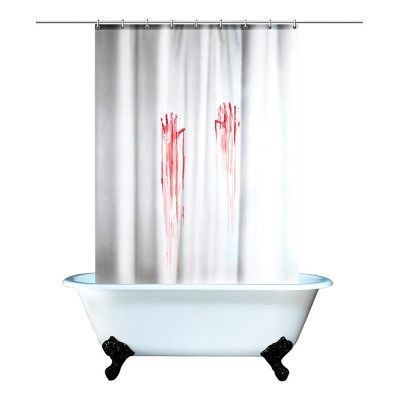 Duschdraperi Blodiga händer