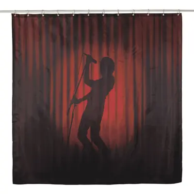 Duschdraperi Sjungande Siluett