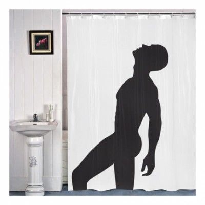 Sexig Man Duschdraperi