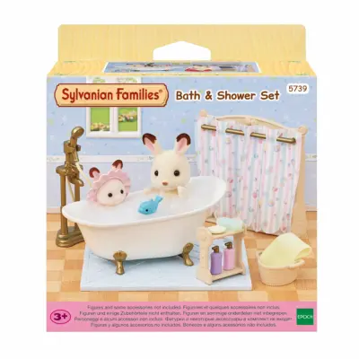 Sylvanian Families Bad- och duschset 5739 - Sylvanian Families -  Leksaksaffären