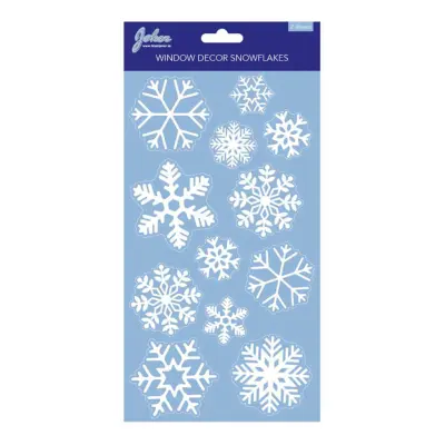 Fönsterdekorationer Snöflingor - 24-pack