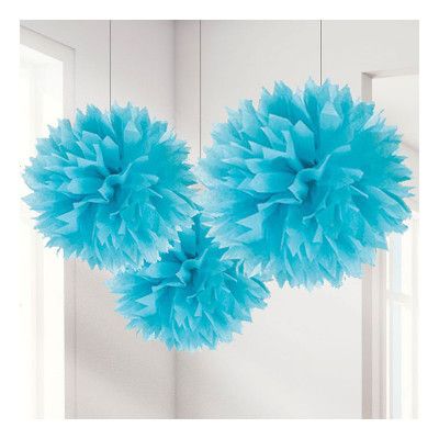 Pom Pom Turkos Hängande Dekoration