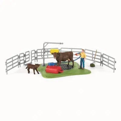 schleich® FARM WORLD Ko tvättstation 42529 - Schleich -  Leksaksaffären