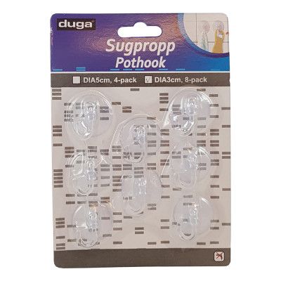 Sugproppar till Badrummet - 4-pack