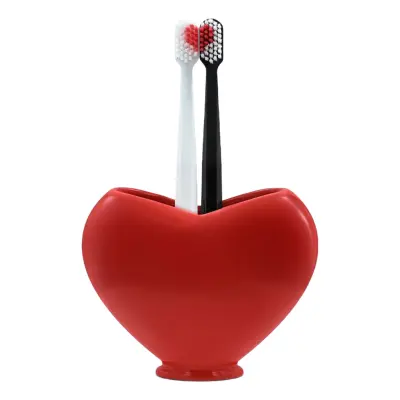 Tandborsthållare Hjärta