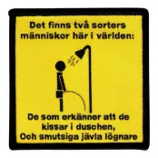 Tygmärke Det Finns Två Sorters Människor...