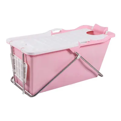 Vikbart Badkar - Rosa