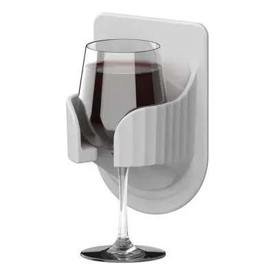 Vinglashållare för Duschen