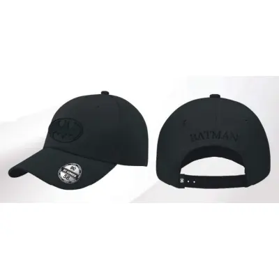 Baseball Cap Batman Honey Comb Logo Black