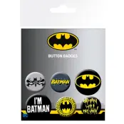 Batman Badges Knappar 6-pack
