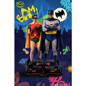 Batman - Batman & Robin 1966" - Statue Diorama 1/4 52Cm"