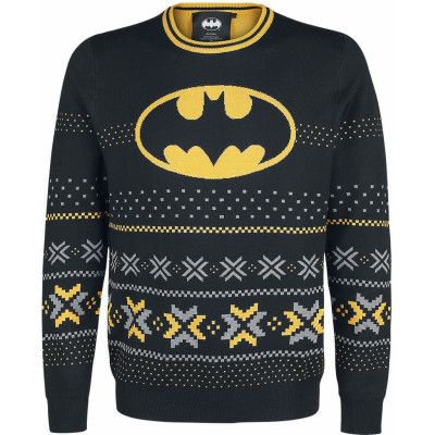 Batman - DC Comics Christmas jumper - Logo - S XXL - för Herr - svart