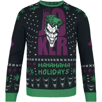 Batman - DC Comics Christmas jumper - The Joker - Ha Ha Ha Ha Holidays - S L - för Herr - flerfärgad