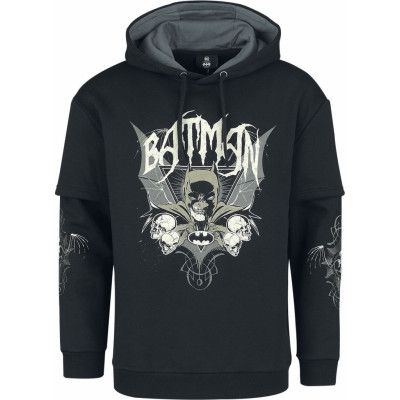 Batman - DC Comics Luvtröja - Dark Smile - S M - för Herr - svart