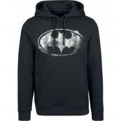 Batman - DC Comics Luvtröja - Smudge Logo - S L - för Herr - svart