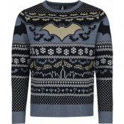 Batman - DC Comics Sweatshirt - Christmas Crime Fighter - S XXL - för Herr - flerfärgad