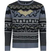Batman - DC Comics Sweatshirt - Christmas Crime Fighter - S XXL - för Herr - flerfärgad