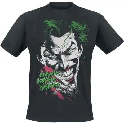 Batman - DC Comics T-shirt - Batman - The Joker - S 3XL - för Herr - svart