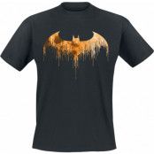 Batman - DC Comics T-shirt - Dripped Logo - S XXL - för Herr - svart