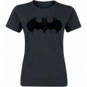 Batman - DC Comics T-shirt - Inked Logo - S XXL - för Dam - svart