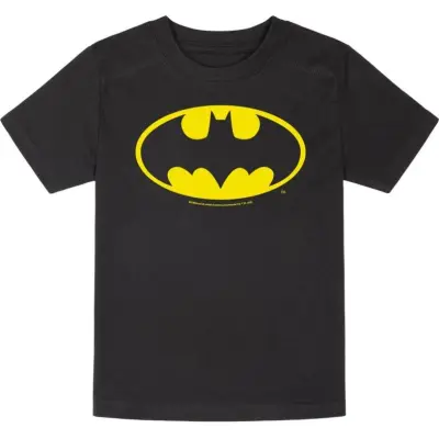 Batman - DC Comics T-shirt - Metal-Kids - Batman-Logo - 92 164 - för barn - svart