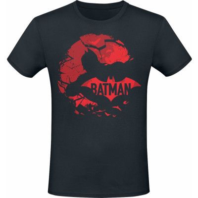 Batman - DC Comics T-shirt - Red Circle - S XL - för Herr - svart